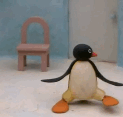 小企鹅尬舞GIF